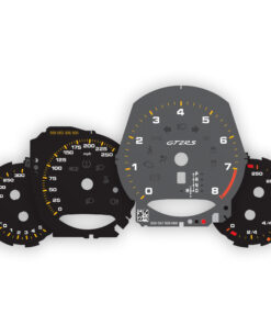 Porsche 911 (991) GT2RS Instrument Dials - Black/Gray