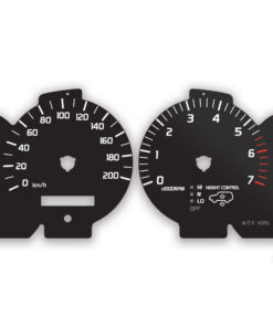 Lexus LX470 Instrument Dials - 200KMH - 7000 RPM - Black