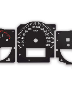 Lexus GS300 Instrument Dials - 260KMH - 8000 RPM - Black