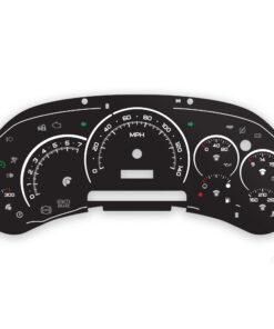 Hummer H2 Instrument Dials - 140 MPH - 7000 RPM - Black