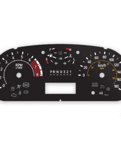 Hummer H3 Instrument Dials - 180 KMH - 8000 RPM - Black