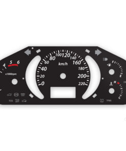 Hyundai Tucson Instrument Dials - 220 KMH - 6000 RPM - Black