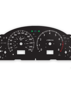 Infiniti G35 Instrument Dials - 160MPH/260 KMH - 8000 RPM - Black