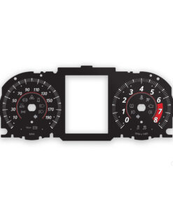 Jaguar F-Type Instrument Dials - 190MPH - 8000 RPM - Black