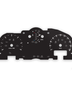 Land Rover Defender Instrument Dials - 200KMH - 6000 RPM - Black