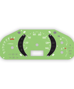 Custom Order:  Hyundai Tucson 2.7 (2006) Gauge Face - Keylime Green