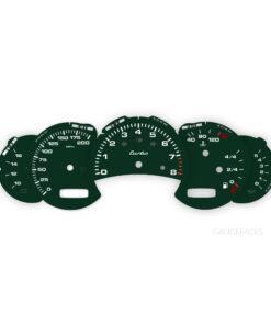 For Porsche 911 996 Turbo: Gauge Faces Set – MT – US – Green