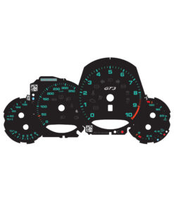 Custom Order: Porsche 911 991 GT3 Gauge Faces Set + White needles