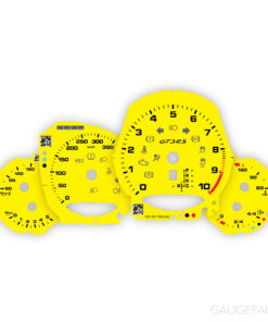 Custom Order: Porsche 991.2 GT3RS Gause Faces Set - Racing Yellow