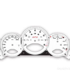 Custom order: Porsche 911 997.1 Gauge Faces - White
